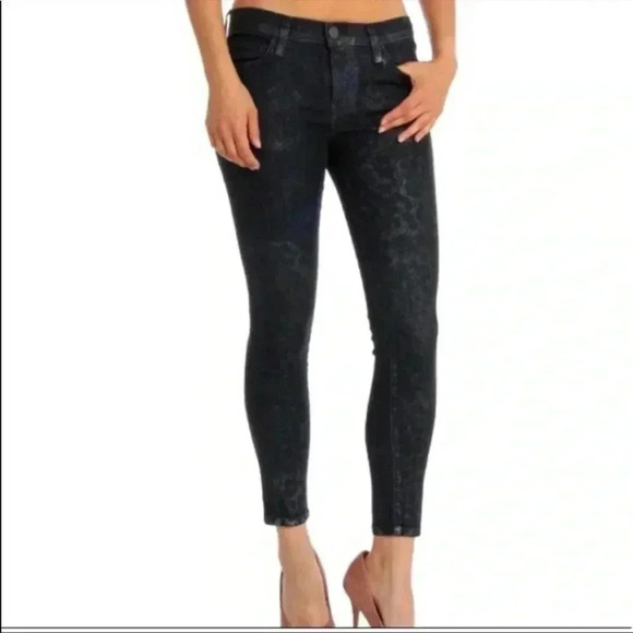 Current/Elliott Stiletto Highland Leopard Jeans Sz 25 - Picture 5 of 9